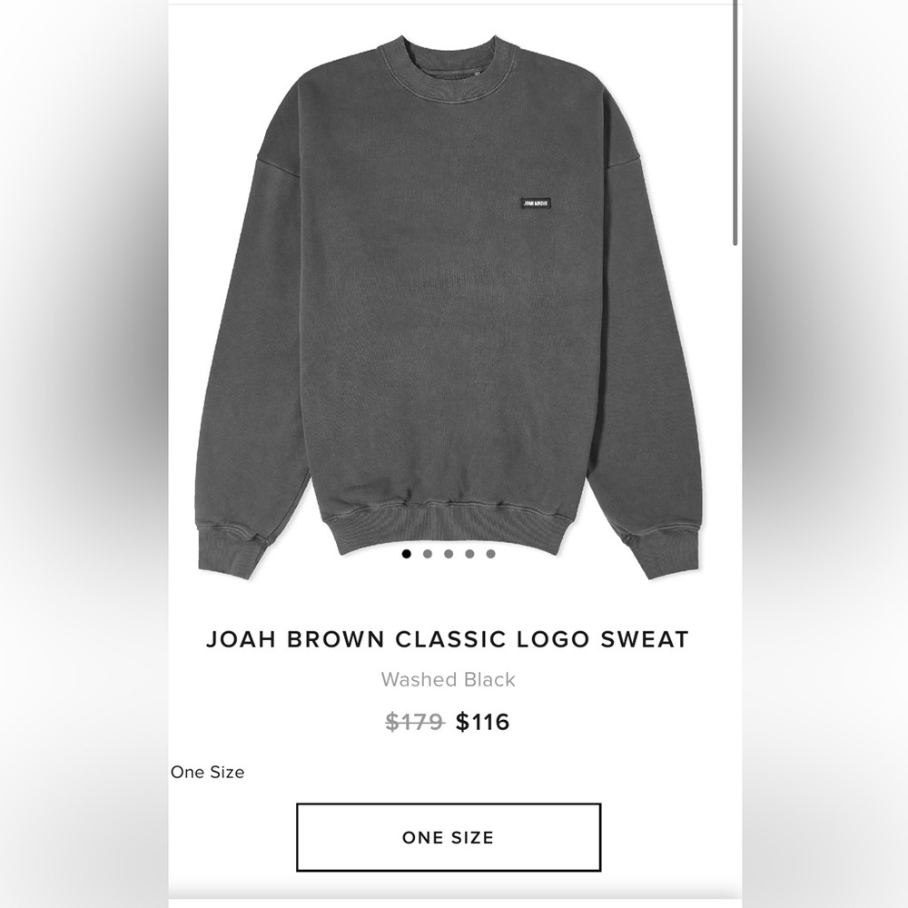 Joah Brown Classic Logo Crewneck